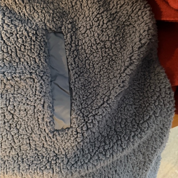 UGG Gray Puffer Jacket with Shearling Collar - Picture 6 of 9